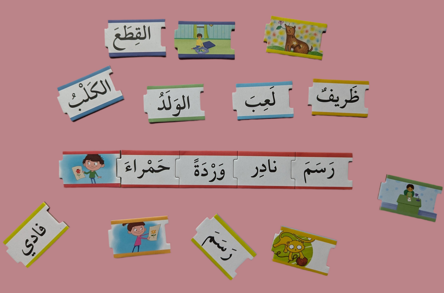 Words into Sentences - الكلمات إلى جمل