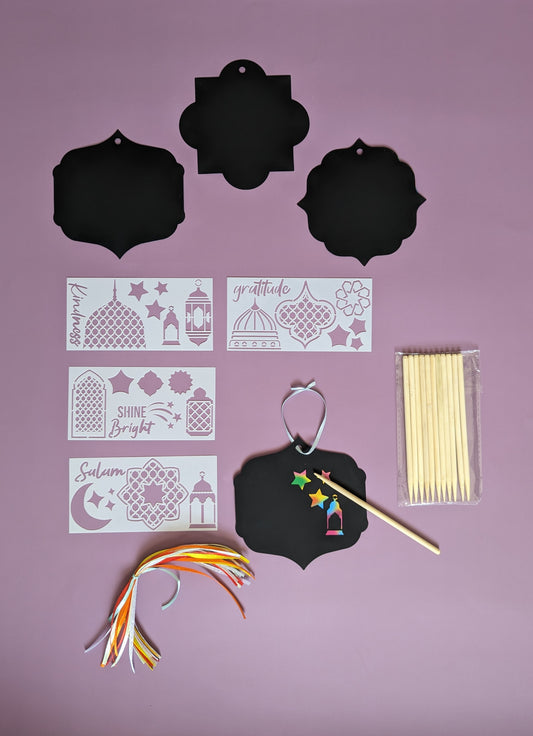 Amasi: Rainbow Scratch-off Craft Kit